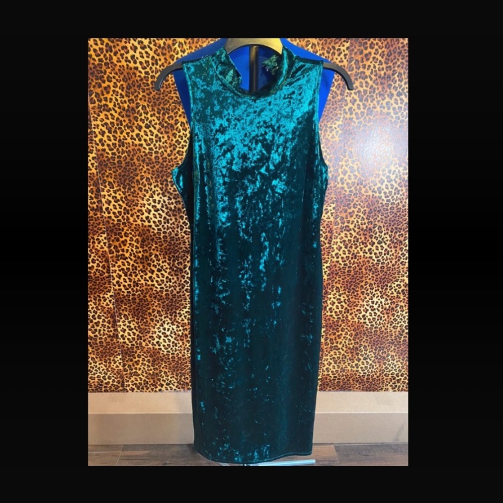 Crushed Velvet Dress